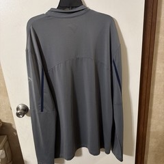 CALLAWAY⛳️Long Sleeve Men’s Sz.XXL●Golf Shirt●Gray Pullover●¼ Zipper Front●EUC