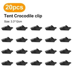 100Pcs Reusable Tent Tarp Tarpaulin Clip Heavy Duty Clamp Buckle