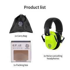 EAREST Protection Ear Muffs Hearing Noise Reduction For Gun Shooting Range