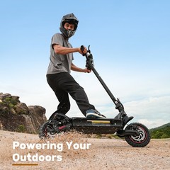 Electric Scooter 2000W Dual Drive Up to 38MPH 80KM Range 10 » Off Road E-Scooter