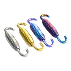 Motorcycle Exhaust Connect Springs Link Pipe Titanium Alloy Springs Hook