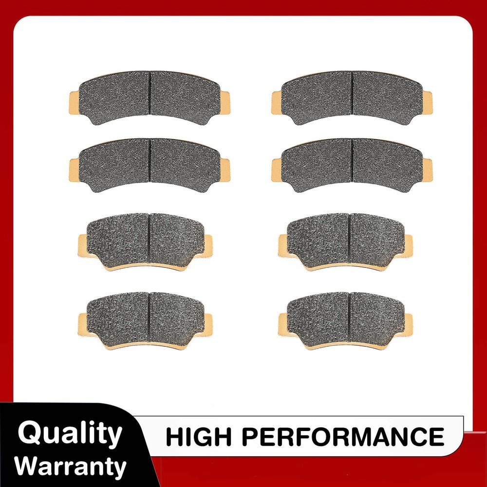 Front & Rear Brake Pads For CF Moto ZFORCE 500, 800, 950,1000 2018-2024