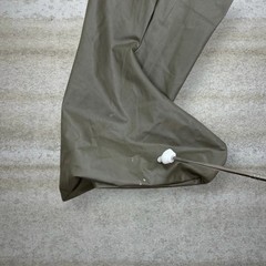 Vintage 90s Military Waders Mens XL Green 100% Polyvinyl Chloride Waterproof