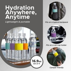 Copco Hydra Water Bottle Non Slip Sleeve BPA Free Reusable 16.9 Oz
