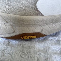 Hoka Transport Womans 9.5 White Running, Jogging, Walking Trail Shoes vibram