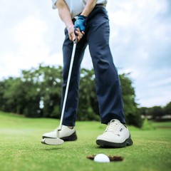 FitVille Men&rsquo;s Spiked Golf Shoes Waterproof Lightweight w/ Removable Spikes