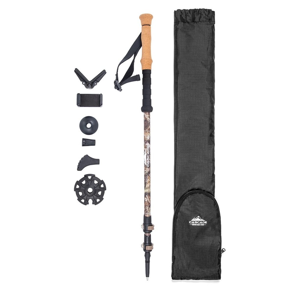 Tain Tech Trekking Poles Carbon Fiber Monopod Walking Or Hiking Sticks With With