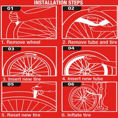 Chao YANG 2Pack Road Bike Tire Set Clincher Foldable Bicycle Tire 120PSI 700x23C