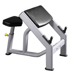 Preacher Curl Weight Bench with Adjustable Seat Workout Bench for Home Gym