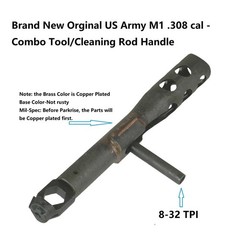 Deluxe M1A Rifle Cleaning Kit Brush 8-32 TPI 5PC Rod in Oiler Green Pouch