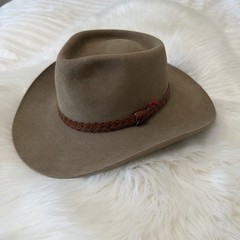 Akubra Snowy River Imperial Quality Pure Fur Felt Western Hat