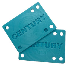 Century Skateboard Riser Pads 1/8 in – Universal (old & new school) Color Choice