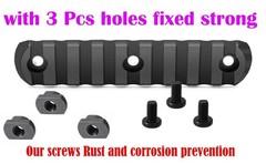 6 Pcs Hunting scope mount Picatinny Rails rail Section for m-lok rail