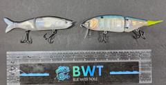 Swin Bait 2-Pak: River 2 Sea S-Waver (Tennessee Shad) & Wake Bait (Shore Minnow)
