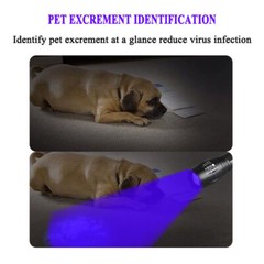 UV Flashlight Black Light Super Bright 120000lm Torch Ultra Violet Lamp LED