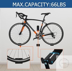 Bike Pedal Hanger Wall Mount,Heavy Duty Horizontal Bike Rack for Garage Wall,