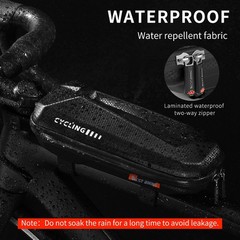 WEST BIKING Hard Shell Bicycle Bag Front Frame Top Tube Waterproof Cycling Bag