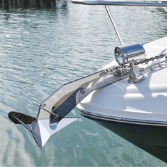 FUCNEN Delta Anchor 316 Stainless Steel Boat Anchor 11 lb/5kg Triangular Plow
