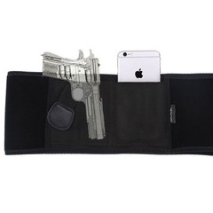 Tactical Belly Band Holster Concealed Hidden Belt Gun Carry Pistol Waist Pouch