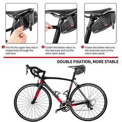 WEST BIKING Waterproof Bicycle Saddle Bag MTB Road Bike Cycling Seat Tail Bag