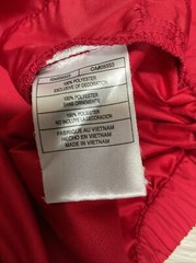 Nike Golf Men’s Red Short Sleeve V-Neck Pullover Windbreaker Jacket Size XL