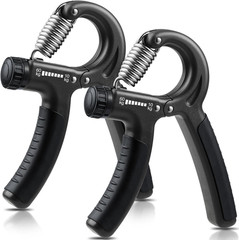 2 Pack Grip Strength Trainer, Hand Grip Strengthener, Adjustable Resistance 22-1
