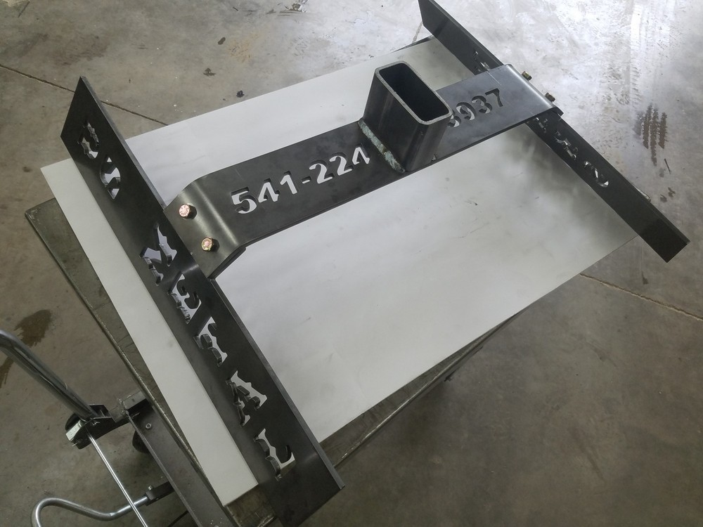 Steel Gong Target Stand and hanger for 2X4 Verticle Target Stand