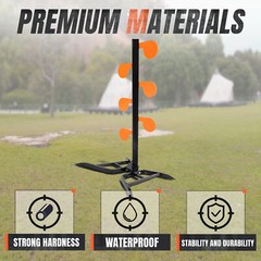 Q195 & NP550 Steel Powder Coated 6&Prime; x 3/8&Prime; Shooting Target Dueling Tree Target