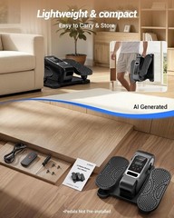Compact Mini Elliptical Machine with Remote | 12 Adjustable Speeds for Home Use