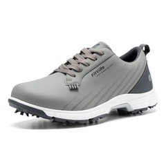 FitVille Men&rsquo;s Spiked Golf Shoes Waterproof Lightweight w/ Removable Spikes