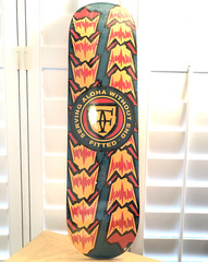 NEW FITTED HAWAII SKATEBOARD DECK Serving Aloha Without End 8.5&Prime; Serialized 0031