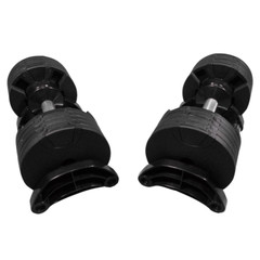 Vlex Original Adjustable Dumbbells, Sold as Pair (Set of 2) — up to 20 kg/45 lbs