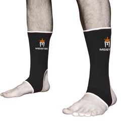 ADULT BLACK MMA ANKLE SUPPORTS – MEISTER Muay Thai Compression Kick Boxing Wraps
