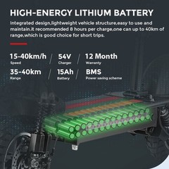 Electric Scooter Adult 800W 25MPH Max Speed 25Miles Long Rang Off Road E Scooter