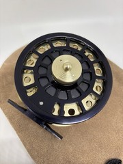 Bill Ballan Salmon Reel Right Hand Wind Brass Finish 3.5”