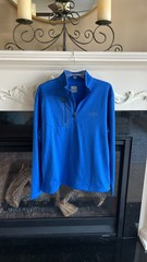 Callaway Royal Blue Pullover Zip Neck Long Sleeve Golf Shirt Sweatshirt New Mens