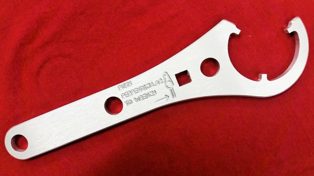 Fox Float X2 Negative Seal Head Tool- replaces # 398-00-419-shock Wrench dh