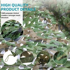 13x20ft Camping Camouflage Netting Military Camo Sunshade Mesh Hunting Car Cover