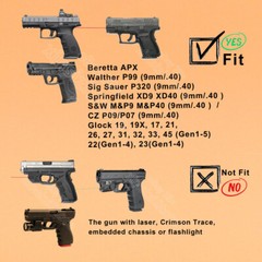 IPSC P10 Holster Fits CZ USA P07 P09 P10 P10S P10M P10F P10SC 9mm Walther P99