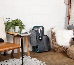 Cubii Go Seated Elliptical w/ Wheels Handle & Mat – NAVY – FREE SHIPPING SALE