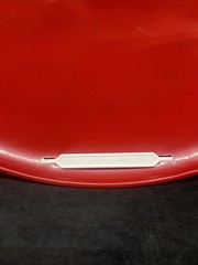Flexible Flyer 26” Steel Metal Snow Disc Saucer Sled, Red Plastic Handle Used