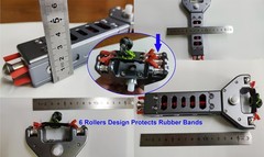 Max 12 Balls Repeat Pocket Slingshot Deluxe Kit with 5 Magazines and 5 Bandsets