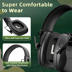 Shooting Bluetooth Earmuff, Ear Protection for Gun Range, Active Noise Reduction