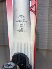 K2 AMP STRIKE Ski&rsquo;s w/ Fastrak 10 Bindings – GREAT CONDITION – TUNED – ALL SIZES