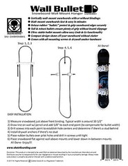 Snowboard wall mount hanger rack Sims Burton Nitro Flow Arbor Union Jones Forum
