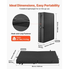 Uimoso Bouldering Crash Pad for Rock Climbing with Backpack Straps and Design