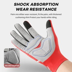 Full Finger Cycling Gloves Breathable Mountain Racing Bike Gloves for Men Women