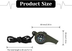1-200 Very Loud Keychain Whistle for Survival, Sports, Hiking, Outdoor Activity