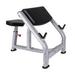 Preacher Curl Weight Bench with Adjustable Seat Workout Bench for Home Gym