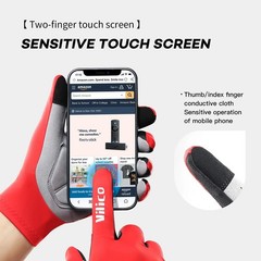 Full Finger Cycling Gloves Breathable Mountain Racing Bike Gloves for Men Women